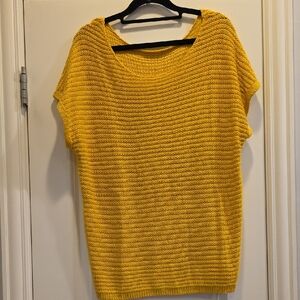NWOT Boutique Medium Yellow Knit Women's Sweater